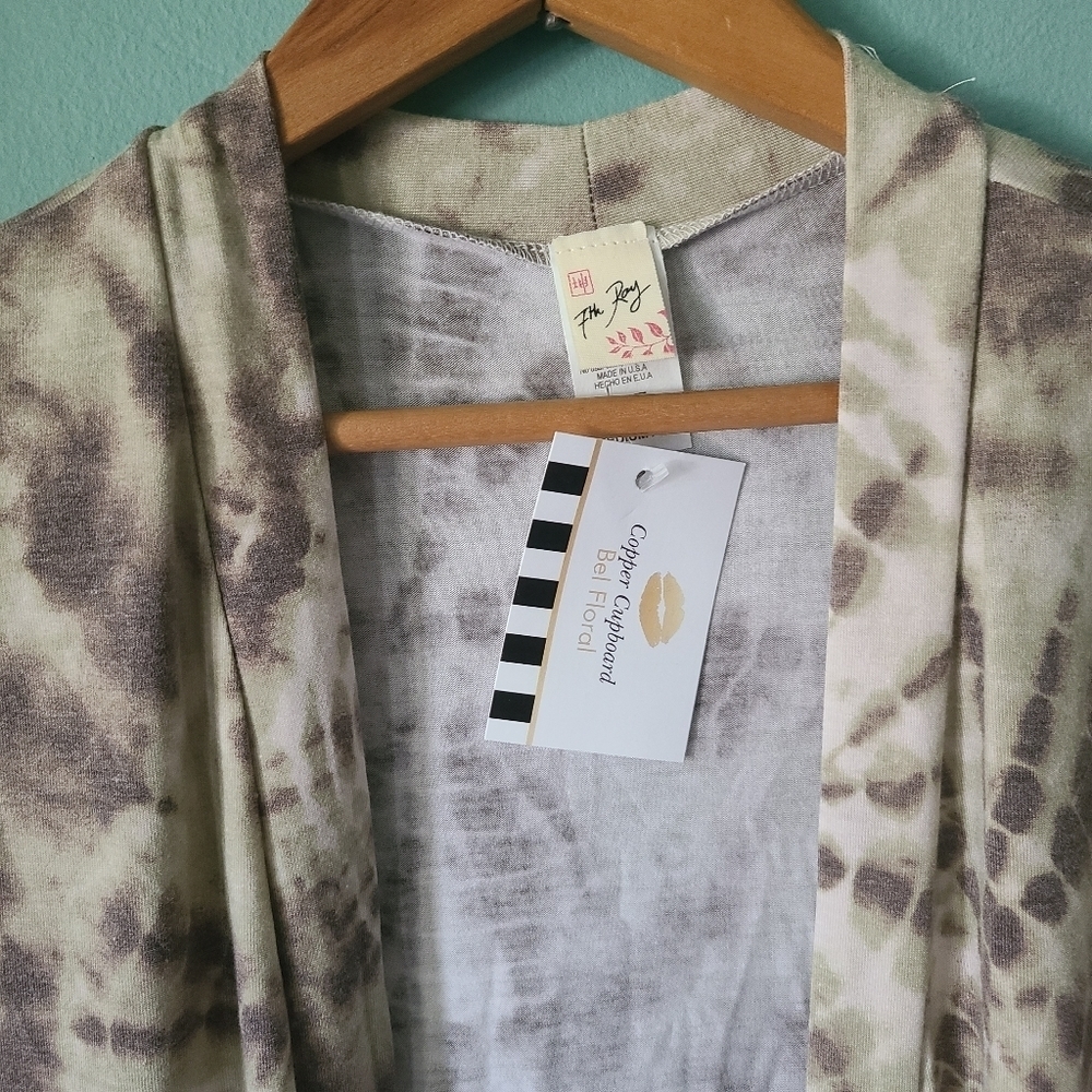 7th Ray Long Tie Dye Duster Medium - Picture 4 of 7